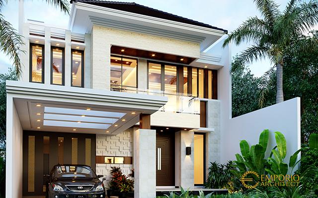 Mr. Deddy Modern House 2.5 Floors Design - Jakarta