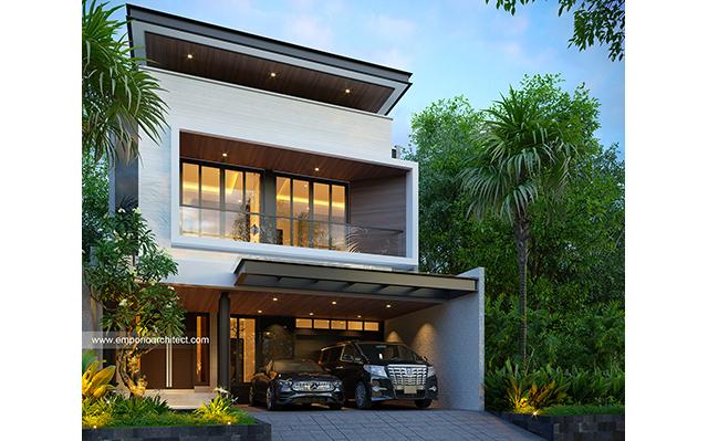 Mrs. J 1520 Modern House 3 Floors Design - Surabaya