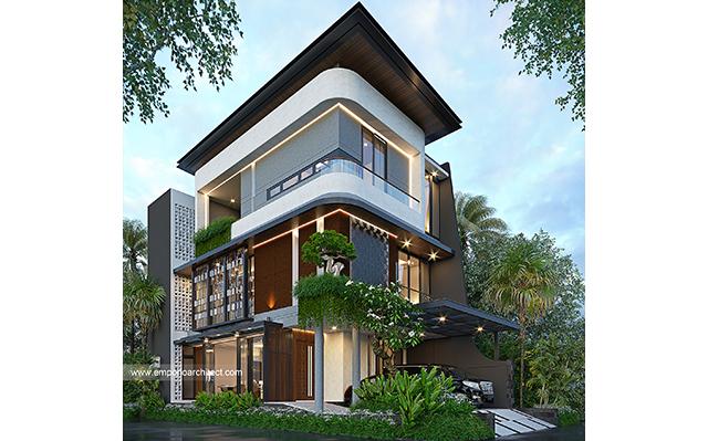 Desain Rumah Modern 3 Lantai Ibu DNA 2045 di  Jakarta