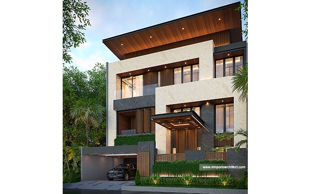 Desain Rumah Modern 3 Lantai Bapak RZ 2007 di  Cipinang, Jakarta Timur