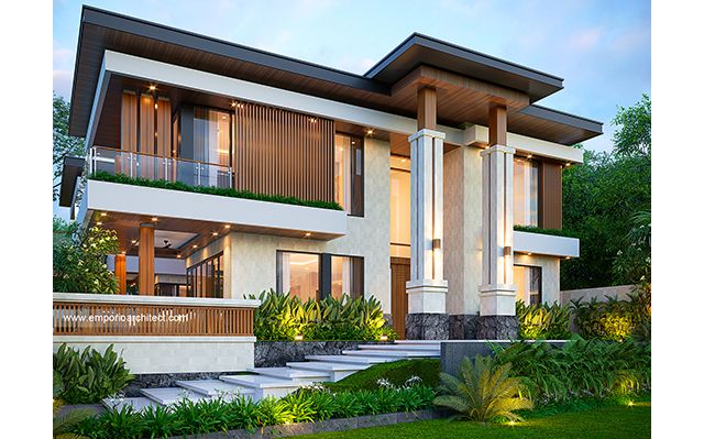 Desain Rumah Modern 3 Lantai Ibu RGC (DR House) di  Badung, Bali