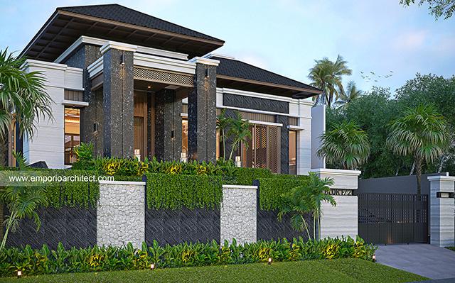 Desain Rumah Modern 3 Lantai Bapak ED 1518 di  Cibubur, Jakarta Timur