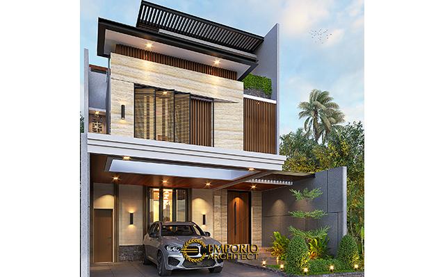 Desain Rumah Modern 3 Lantai Bapak Sugi di  Bekasi, Jawa Barat