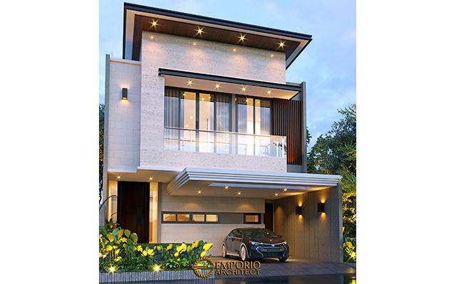 Desain Rumah Modern 3 Lantai Bapak Anton di  Jakarta