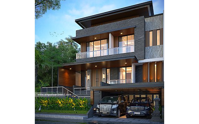 Mrs. ALN 1773 Modern House 3 Floors Design - Bali