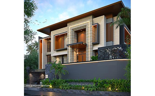 Desain Rumah Modern 3 Lantai Ibu AN 1461 di  Jakarta