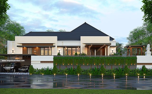 Desain Rumah Modern 3 Lantai Bapak YS dan Ibu DH 2081 di  Jakarta