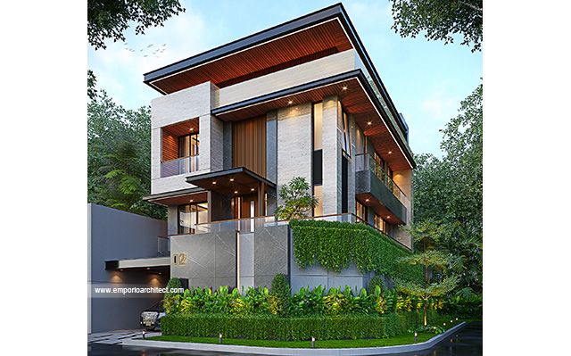 Desain Rumah Modern 4 Lantai Bapak ADR 1870 di  Gading Serpong, Tangerang