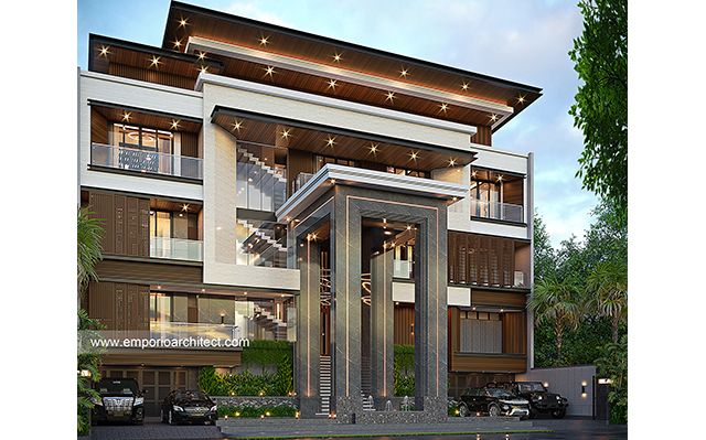 Mr. RNR 1816 Modern House 4 Floors Design - Jakarta