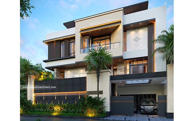 Mr. WLM 1506 Modern House 4 Floors Design - PIK, Jakarta Utara