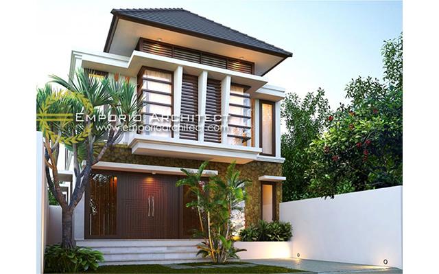 Desain Rumah Villa Bali 2 Lantai Bapak Nawan di  Bali