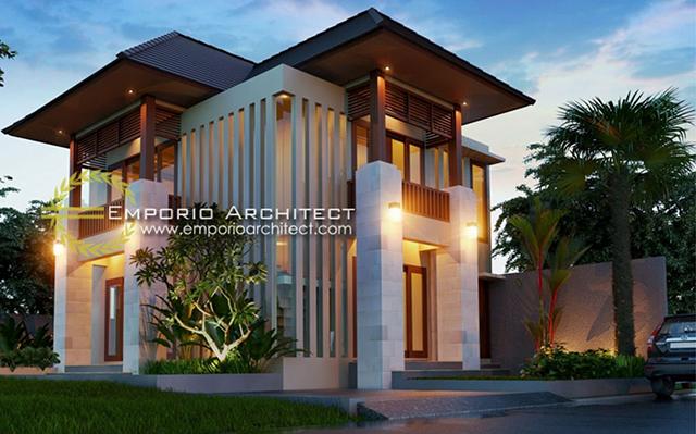 Desain Rumah Villa Bali 2 Lantai Bapak Putu Yudi di  Denpasar, Bali