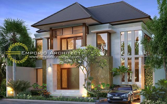 Desain Rumah Villa Bali 2 Lantai Ibu Rhona Yunita di  Jimbaran, Bali