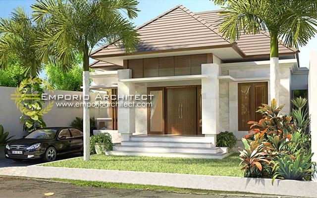 Desain Rumah Villa Bali 1 Lantai Ibu Riani di  Jimbaran, Bali