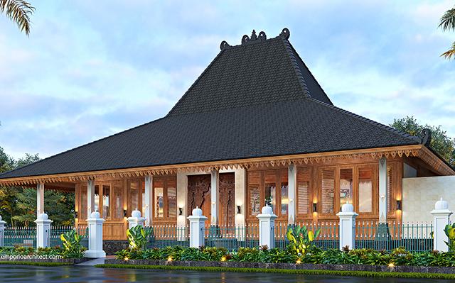 Desain Rumah Tradisional Joglo Ndalem Retno 1 Lantai  di  Yogyakarta