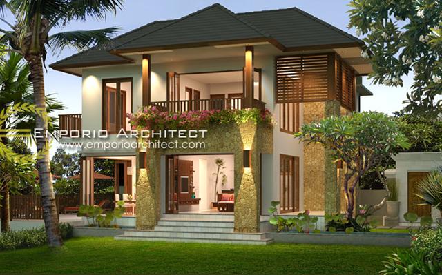 Desain Rumah Villa Bali 2 Lantai Bapak Tri Widana di  Singaraja, Bali