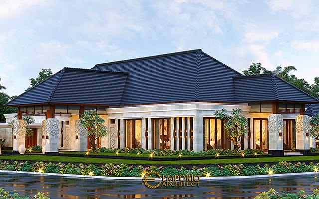 Desain Rumah Villa Bali 1 Lantai Bapak Asep di  Serang, Banten