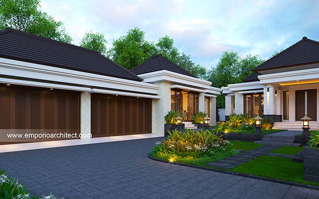 Desain Rumah Villa Bali 1 Lantai Bapak ATH 1713 di  Negara, Jembrana, Bali