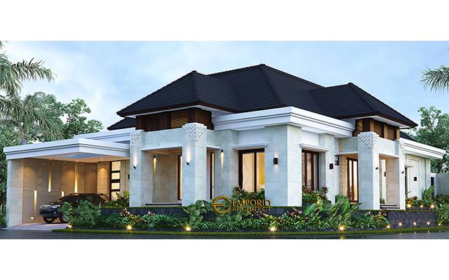 Desain Rumah Villa Bali 1 Lantai Bapak Tony Yauwri di  Makassar, Sulawesi Selatan