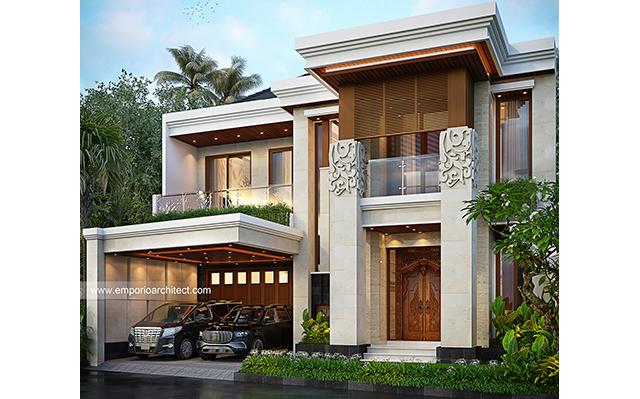 Desain Rumah Villa Bali 2 Lantai Bapak RMT 1574 di  Pati, Jawa Tengah