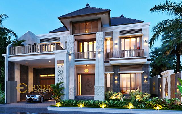 Desain Rumah Villa Bali 2 Lantai Ibu ID di  Surakarta, Jawa Tengah