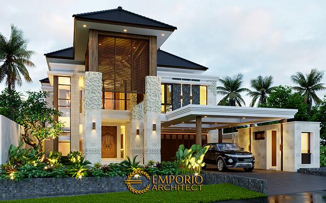 Desain Rumah Villa Bali 2 Lantai Bapak Reno di  Bandung, Jawa Barat