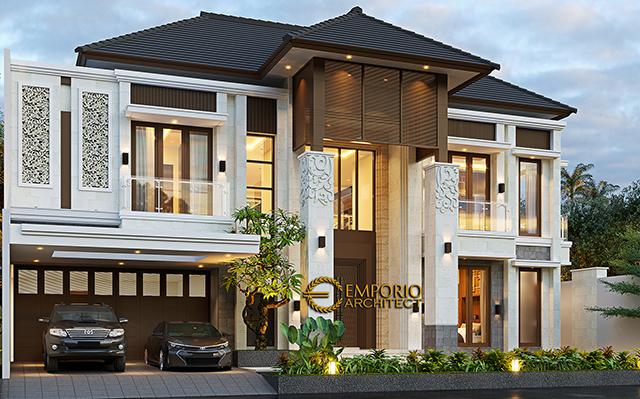 Desain Rumah Villa Bali 2 Lantai Ibu Lastri di  Cikarang, Bekasi, Jawa Barat