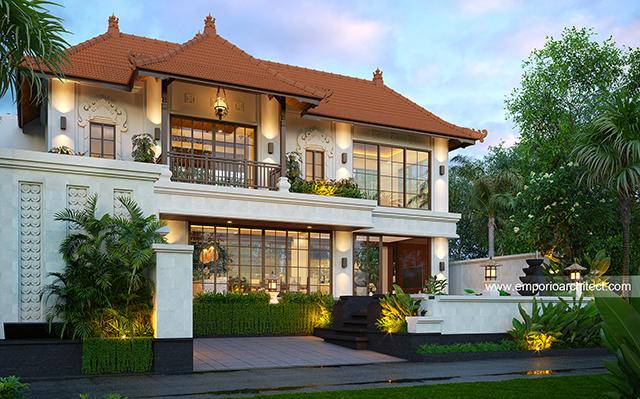 Desain Rumah Villa Bali 2 Lantai Bapak ATN 1519 di  Canggu, Bali