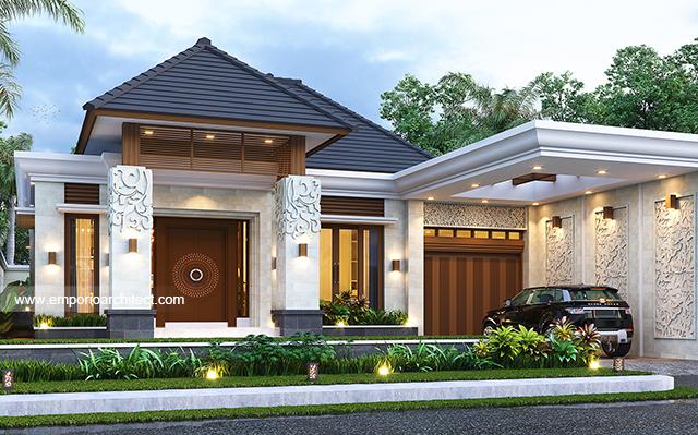 Desain Rumah Villa Bali 2 Lantai Bapak IST 1125 di  Lubuklinggau, Sumatera Selatan