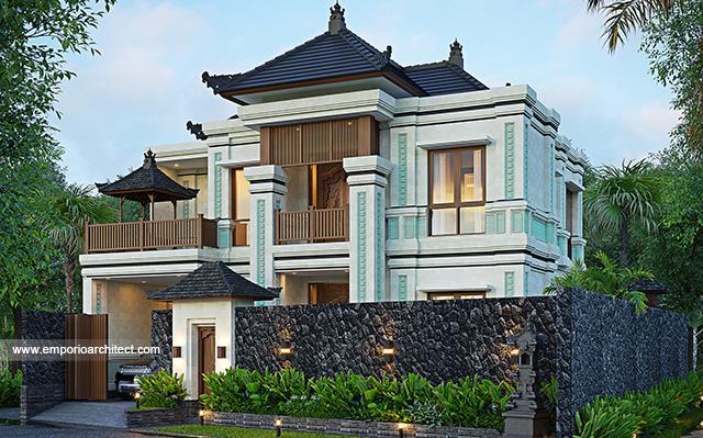 Desain Rumah Villa Bali 2 Lantai Bapak MYN 1653 di  Denpasar, Bali