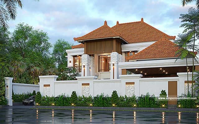 Desain Rumah Villa Bali 2 Lantai Ibu HL 1900 di  Malaysia