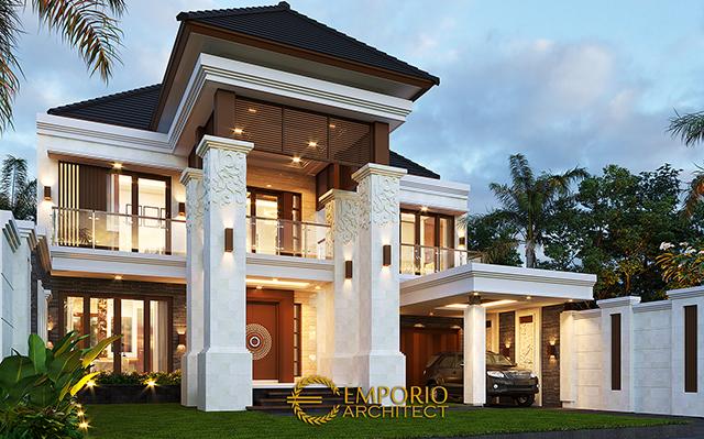 Desain Rumah Villa Bali 2 Lantai Bapak Daniel di  Gorontalo