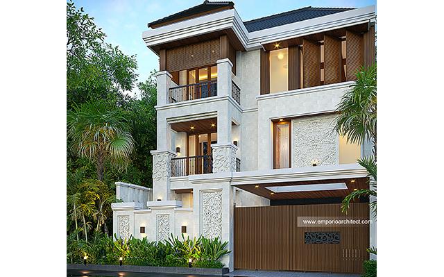 Desain Rumah Villa Bali 3 Lantai Ibu SHR 1655 di  Bali