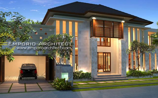 Desain Rumah Villa Bali 2 Lantai Bapak Wijaya di  Denpasar, Bali