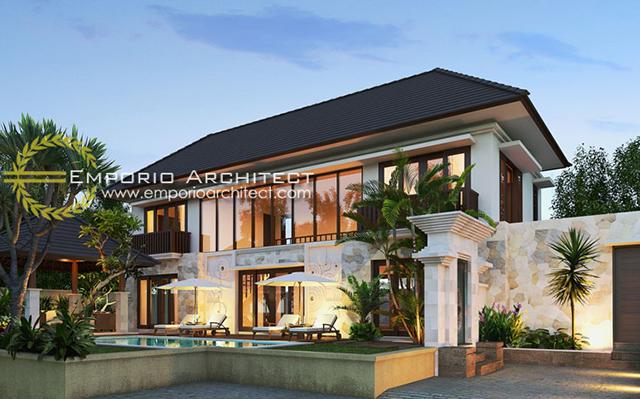 Desain Rumah Villa Bali 2 Lantai Ibu Yoni di  Tabanan, Bali