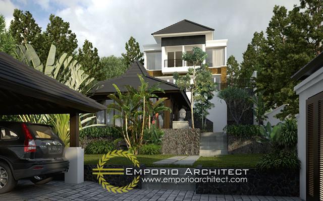 Desain Villa Style Villa Bali 2 Lantai Ibu Juliati di  Bedugul, Bali