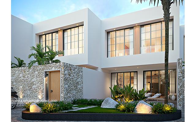 Desain Mango Villa Modern 2 Lantai Ibu MD 1586 Type A di  Badung, Bali