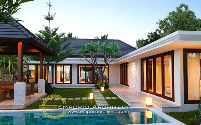 Desain Villa Style Villa Bali 1 Lantai Bapak Sandy di  Tabanan, Bali