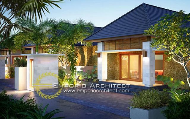 Desain Volcom Kenanga Villas Style Villa Bali 1 Lantai di  Jimbaran, Bali