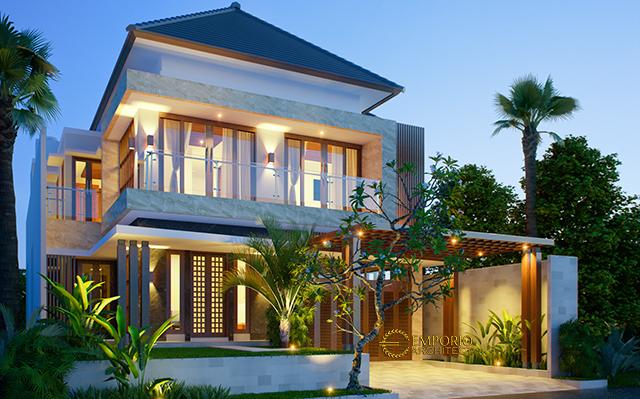 Desain Rumah Modern 2 Lantai Bapak Ahyar di  Aceh