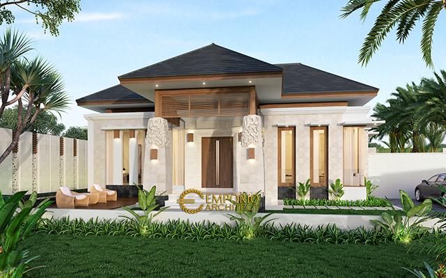 Desain Rumah Villa Bali 1 Lantai Bapak Farizal II di  Aceh