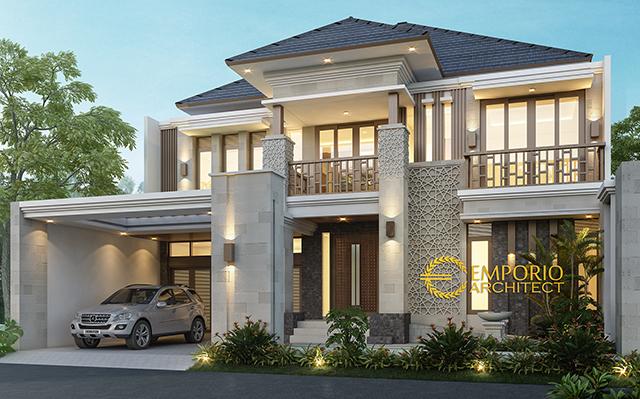 Desain Rumah Villa Bali 2 Lantai Bapak Helmi di  Aceh