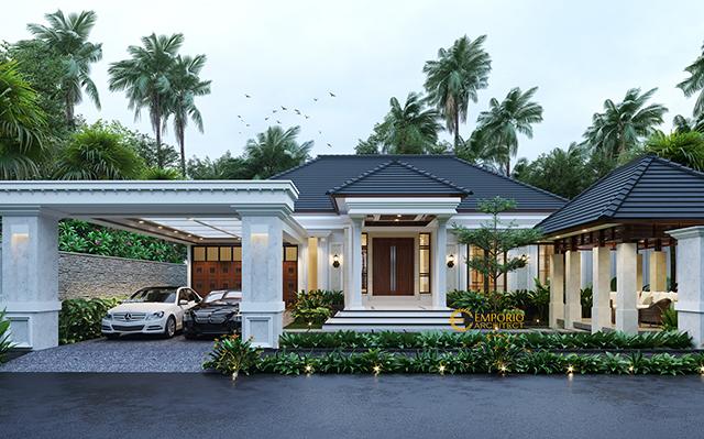 Desain Rumah Classic 1 Lantai Ibu Olivia di  Aceh