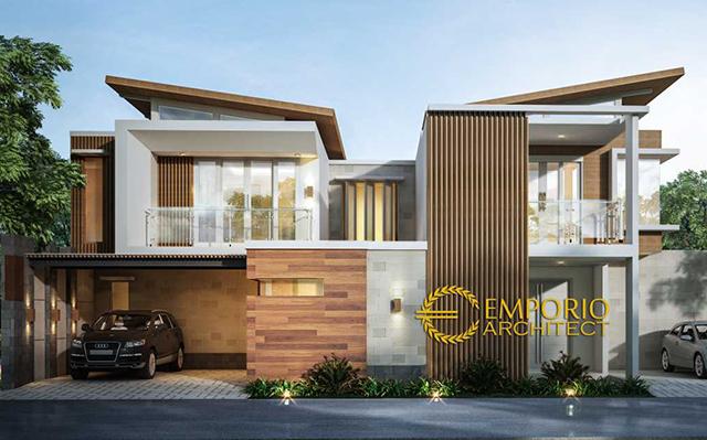 Desain Rumah Modern 2 Lantai Ibu Irene di  Badung, Bali