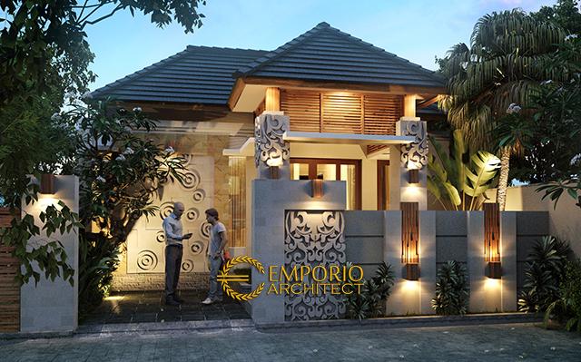 Desain Rumah Villa Bali 1 Lantai Bapak Ketut Atmajaya di  Pering, Ubud