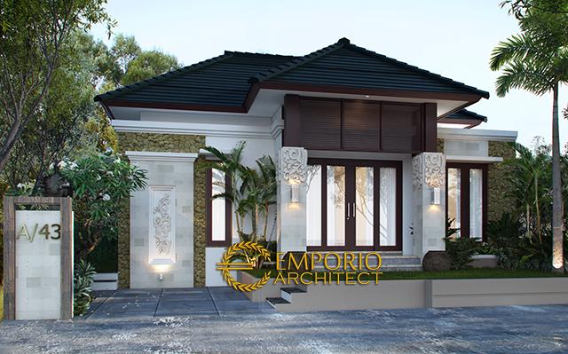 Desain Rumah Villa Bali 1 Lantai Ibu Dewi Tama di  Denpasar, Bali