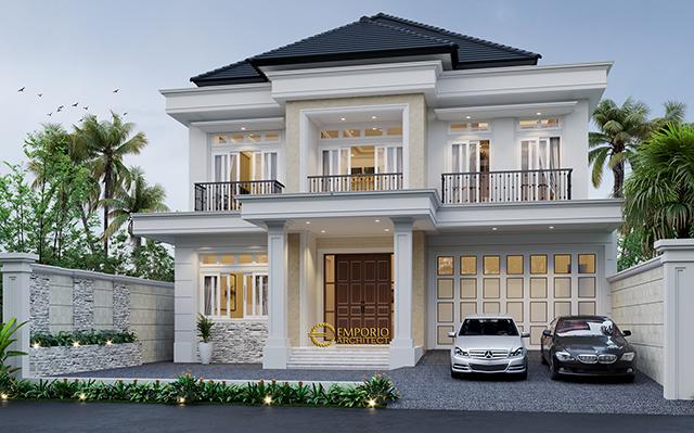 Desain Rumah Classic 2 Lantai Bapak Yogi di  Bandung, Jawa Barat