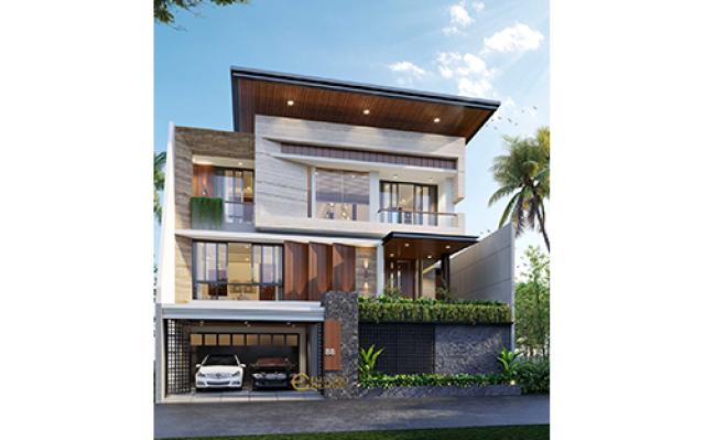 Desain Rumah Modern 3 Lantai Bapak Ruli di  Bandung, Jawa Barat