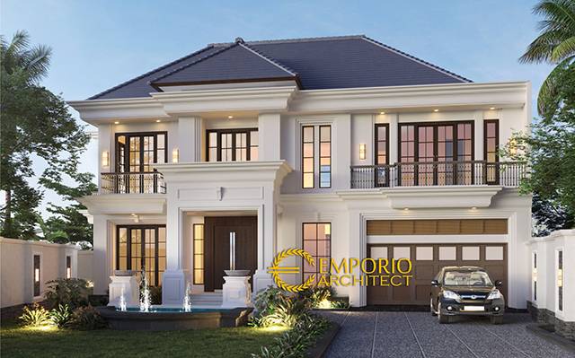 Desain Rumah Classic 2 Lantai Ibu Betty di  Bengkulu