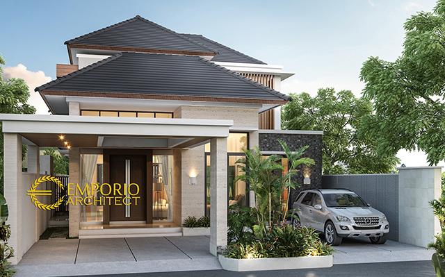 Desain Rumah Modern 2 Lantai Ibu Sarah di  Bogor